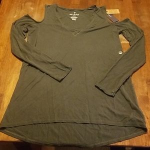 NWT American Eagle Cold Shoulder top